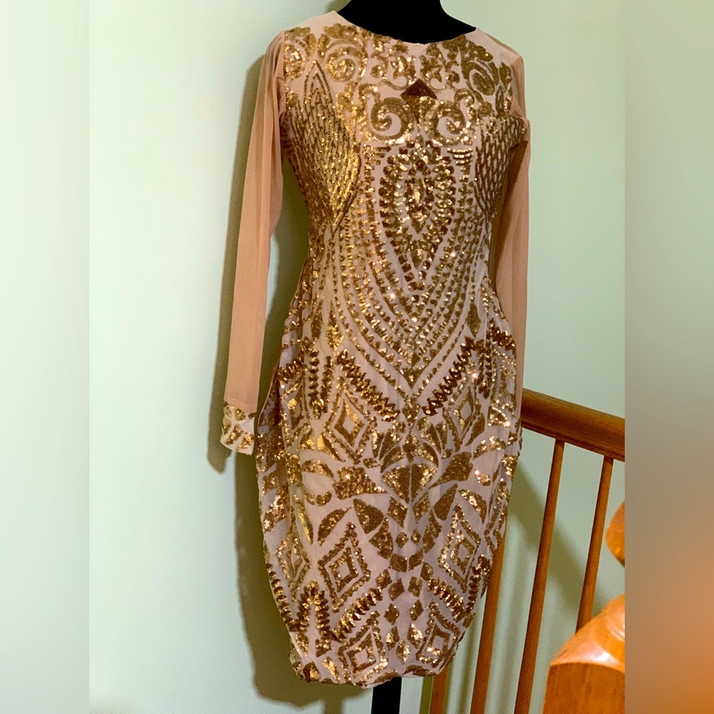 Sequin dress ..